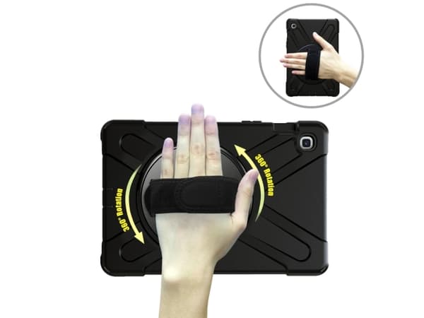 eSTUFF Defender Case - Skyddsfodral - svart - för Samsung Galaxy Tab S5e