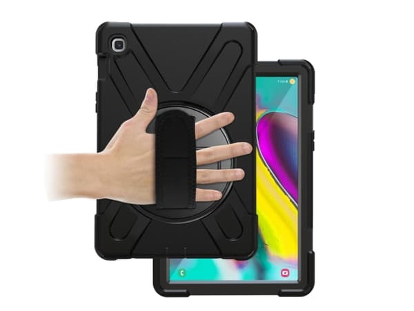 eSTUFF Defender Case - Skyddsfodral - svart - för Samsung Galaxy Tab S5e