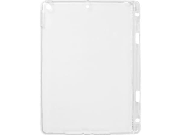 eSTUFF - Baksidesskydd för surfplatta - mjuk termoplastisk polyuretan (TPU) - klar - 10.2" - för Apple 10.2-inch iPad (7:e generation, 8:e generation