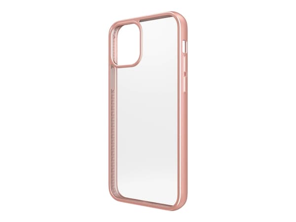 PanzerGlass ClearCaseColor - Limited Edition - baksidedeksel for mobiltelefon - herdet glass, termoplast-polyuretan (TPU) - rosagull - for Apple iPho