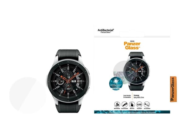 PanzerGlass 7202, Näytönsuoja, Älykello, Läpinäkyvä, Samsung, Samsung - Galaxy Watch 42mm, Karkaistu lasi, Polyeteenitereftalaatti