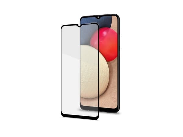 Celly Full Glass - Skjermbeskyttelse for mobiltelefon - glass - rammefarge svart - for Samsung Galaxy A32 5G