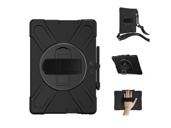 eSTUFF Defender Case - Bagsidecover til tabletti - lajittelu - Microsoft Surface Pro X:lle