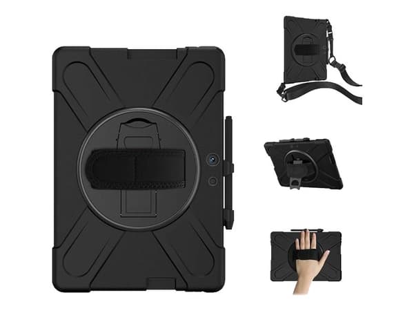eSTUFF Defender Case - Bagsidecover til tabletti - lajittelu - Microsoft Surface Pro X:lle