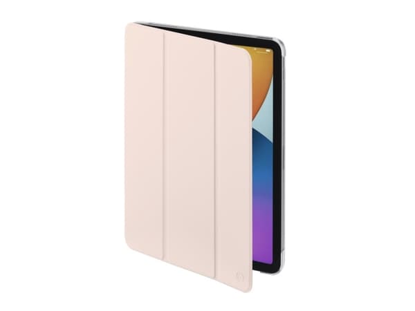 Hama "Fold Clear" - Flip-etui for nettbrett - polyuretan - gjennomsiktig, rosa - 10,9" - for Apple 10,9" iPad Air (4. generasjon)