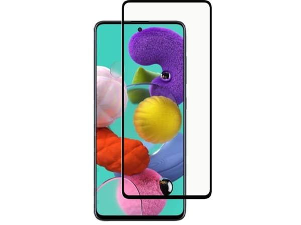 Screenor Premium - Skjermbeskyttelse for mobiltelefon - full deksel - glass - rammefarge svart - for Samsung Galaxy A32