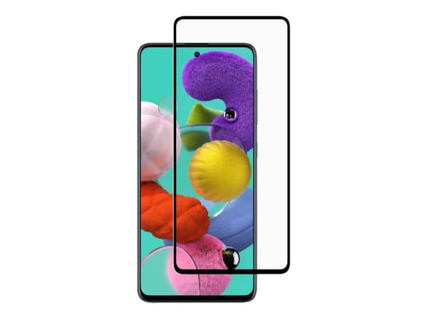 Screenor Premium - Skjermbeskyttelse for mobiltelefon - full deksel - glass - rammefarge svart - for Samsung Galaxy A32