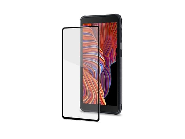 Celly FULLGLASS960BK, Samsung, Galaxy XCover 5, Naarmuuntumisenkestävä, Musta, Läpinäkyvä, 1 kpl