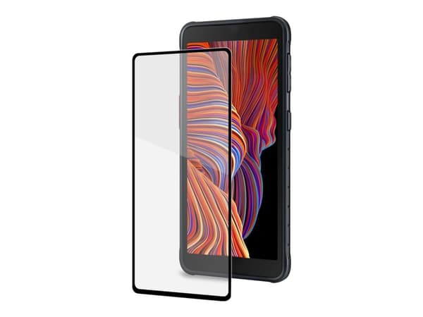 Celly FULLGLASS960BK, Samsung, Galaxy XCover 5, Naarmuuntumisenkestävä, Musta, Läpinäkyvä, 1 kpl