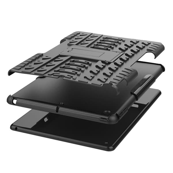 Stöttåligt Hybridskal iPad 10.2 7th Gen (2019) Svart