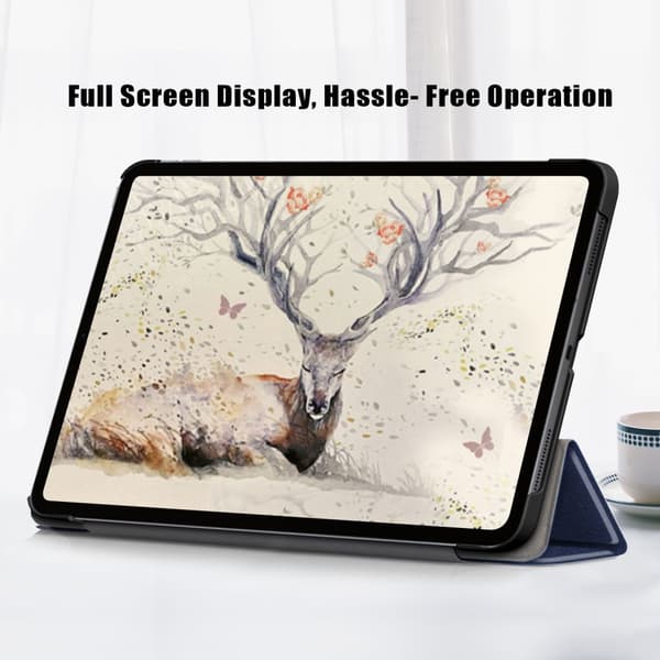 iPad Air 10.9 4th Gen (2020) Fodral Tri-fold Blå