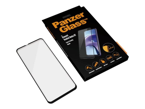 PanzerGlass 8038, Xiaomi, Xiaomi - Redmi Note 9T, Asennus kuivana, Naarmuuntumisenkestävä, Iskunkestävä, Läpinäkyvä, 1 kpl