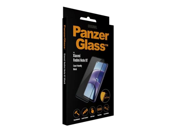 PanzerGlass 8038, Xiaomi, Xiaomi - Redmi Note 9T, Asennus kuivana, Naarmuuntumisenkestävä, Iskunkestävä, Läpinäkyvä, 1 kpl