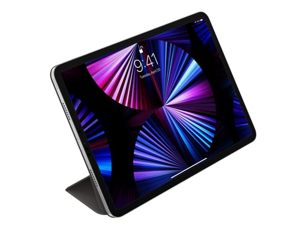Apple Smart - Vikbart fodral för surfplatta - polyuretan - svart - 11" - för 11-inch iPad Pro (1:a generation, 2a generation, 3:e generationen)