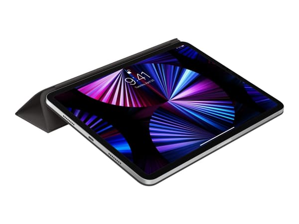 Apple Smart - Vikbart fodral för surfplatta - polyuretan - svart - 11" - för 11-inch iPad Pro (1:a generation, 2a generation, 3:e generationen)