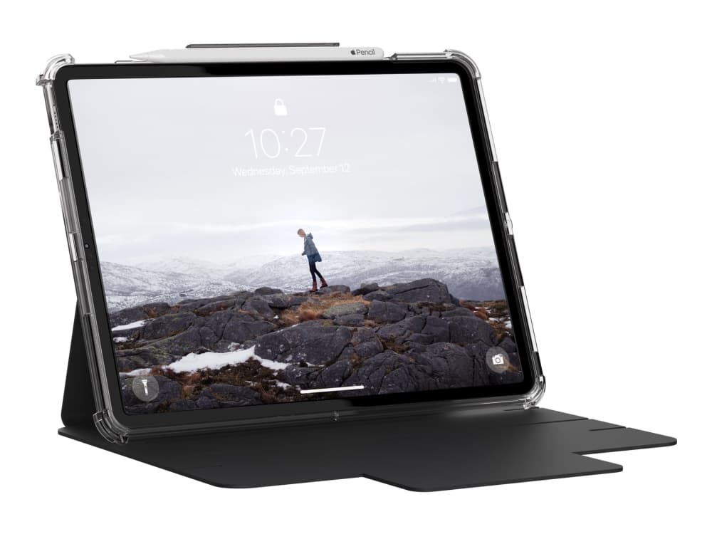 [U] Protective Case for iPad Pro 12.9in (5th Gen, 2021) Lucent Black