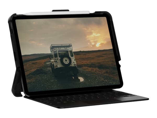 UAG Rugged Case iPad Pro 11-inch (3rd Gen, 2021) (Requires use of Smart Keyboard) - Scout Black - Baksidedeksel for nettbrett / tastatur - robust - t