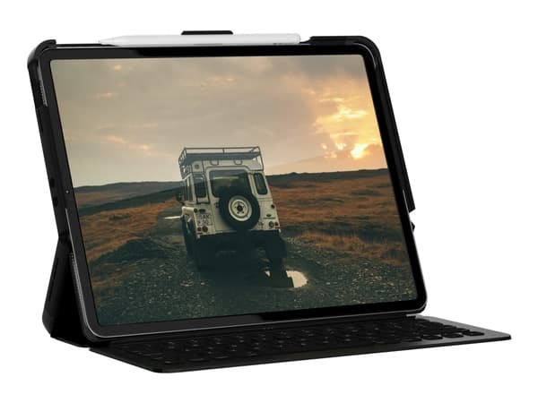 UAG Case for iPad Pro 12.9-inch (5th Gen, 2021) (Magic Keyboard Required) - Scout Black - Baksidedeksel for nettbrett - robust - svart - 12.9" - for
