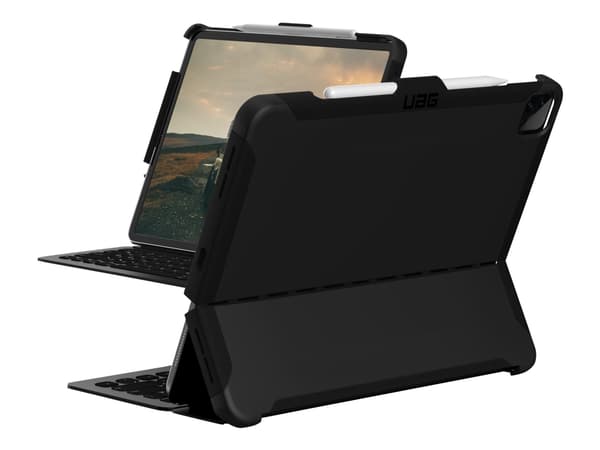 UAG Case for iPad Pro 12.9-inch (5th Gen, 2021) (Magic Keyboard Required) - Scout Black - Baksidedeksel for nettbrett - robust - svart - 12.9" - for