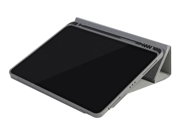 TUCANO LINK - Kääntökuori tabletille - termoplastinen polyuretaani (TPU) - tummanharmaa - 11" - Apple 11 tuuman iPad Prolle (2. sukupolvi, 3. sukupol