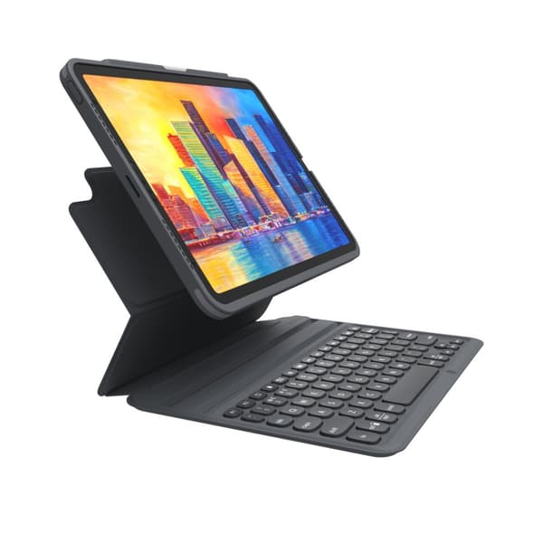 ZAGG iPad Air 10.9 (gen 4/5) Kotelo Näppäimistöllä Pro Keys Musta Harmaa
