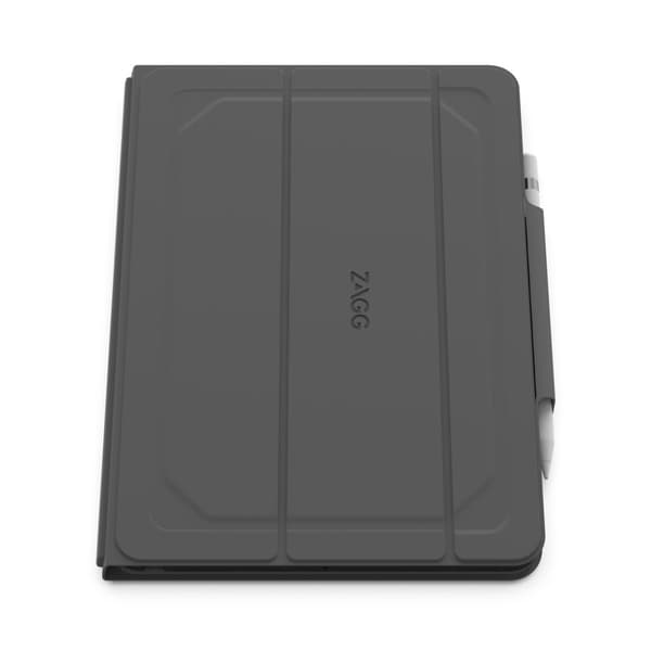 ZAGG iPad 10.2 Kotelo Näppäimistöllä Rugged Messenger Keyboard Charcoal