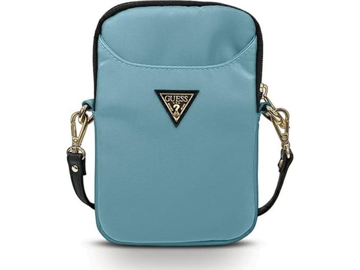 Guess Guess tablet case GUPBNTMLLB bag blue/blue Nylon Triangle Logo