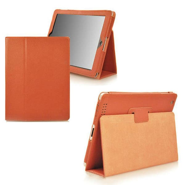 Leather Case/Protection iPad 2/3/4 Orange