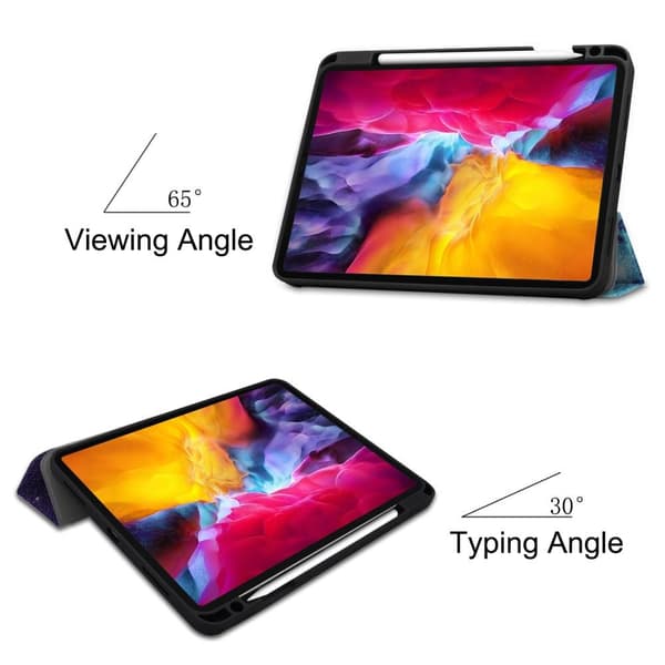 Til iPad Pro 11 2021 Trifoldet stativdæksel til tablettaske - Plads
