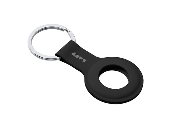LAUT HUEX TAG, Ask, Svart, Apple, Silikon, AirTag, 1 styck