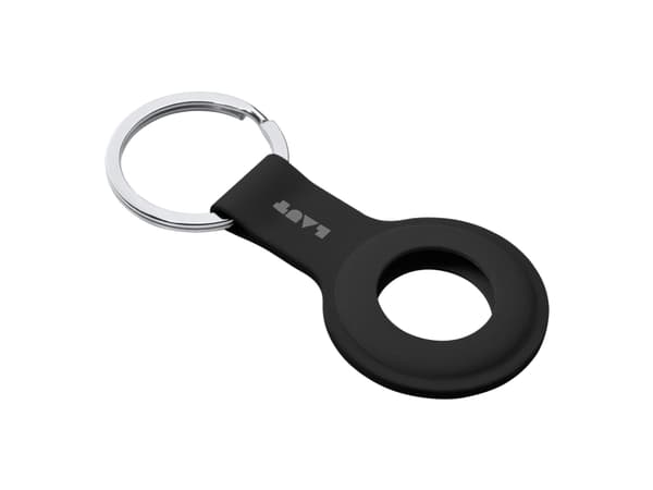 LAUT HUEX TAG, Ask, Svart, Apple, Silikon, AirTag, 1 styck