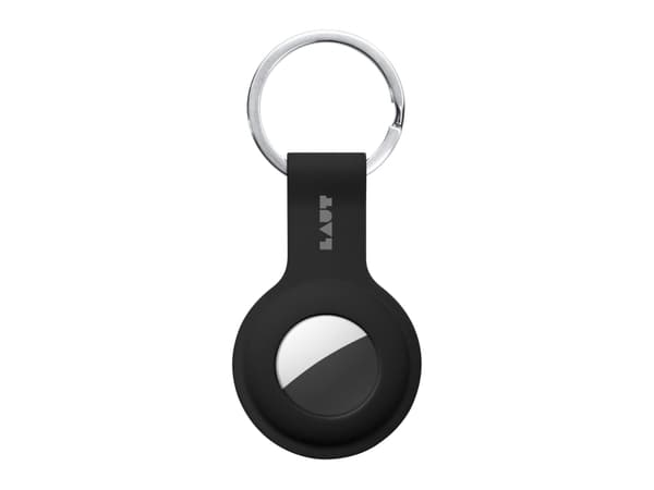 LAUT HUEX TAG, Ask, Svart, Apple, Silikon, AirTag, 1 styck