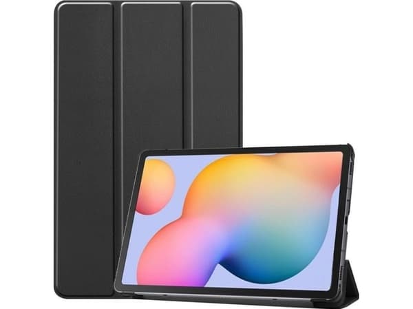 eSTUFF - Vikbart fodral för surfplatta - svart - för Samsung Galaxy Tab S7+