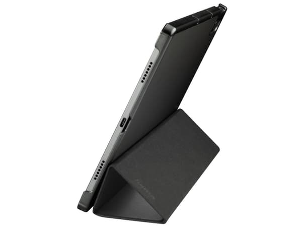 Hama "Fold" - Vikbart fodral för surfplatta - polyuretan - svart - 11.5" - för Lenovo Tab P11 Pro ZA7C, ZA7D, ZA8L, ZA8M