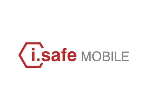 i.safe MOBILE IS910.X / IS930.X Ledertasche mit Umhängegurt Tablet-taske i.safe MOBILE IS930.x, IS910.x Taske med rude Sort