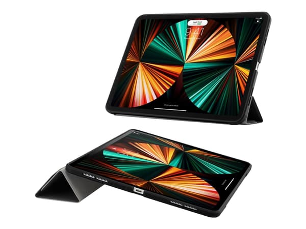 Pipetto Original Origami No1 - Lommebok for nettbrett - termoplast-polyuretan (TPU) - svart - 12.9" - for Apple 12.9-inch iPad Pro (3. generasjon, 4.