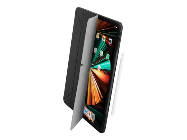 Pipetto Original Origami No1 - Lommebok for nettbrett - termoplast-polyuretan (TPU) - svart - 12.9" - for Apple 12.9-inch iPad Pro (3. generasjon, 4.