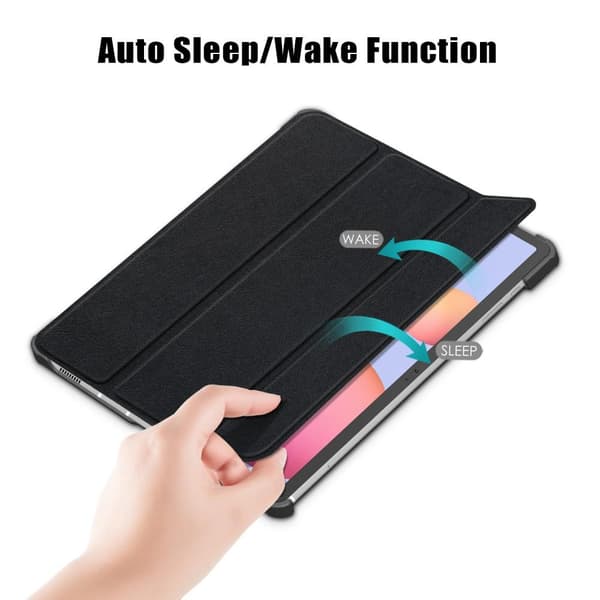 Trifoldet stativ Smart Taske til Samsung Galaxy Tab S7 FE/Tab S7 Plus/Tab S8+