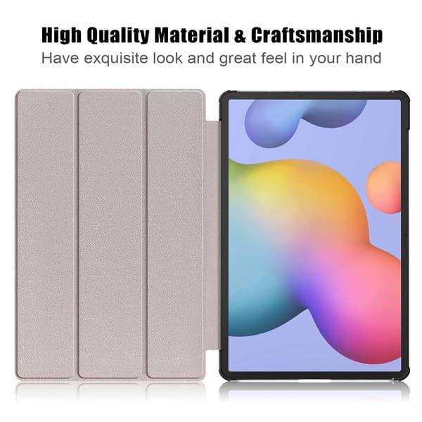 Kolmen taittotelineen älykotelo Samsung Galaxy Tab S7 FE/Tab S7 Plus/Tab S8+ -puhelimelle