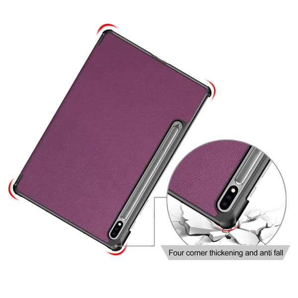 Trifoldet stativ Smart Taske til Samsung Galaxy Tab S7 FE