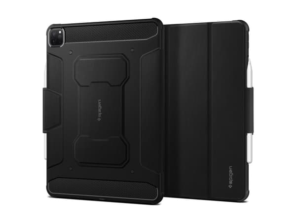 Spigen Rugged Armor Pro, Folio-kotelo, Apple, iPad Pro 12.9" (2021), 32,8 cm (12.9"), 413 g
