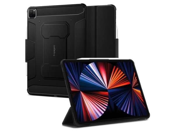 Spigen Rugged Armor Pro, Folio-kotelo, Apple, iPad Pro 12.9" (2021), 32,8 cm (12.9"), 413 g