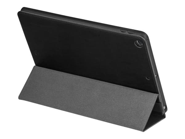 dbramante1928 Oslo - Vikbart fodral för surfplatta - återvunnet veganskt läder - svart - för Apple 10.2-inch iPad (9:e generation)