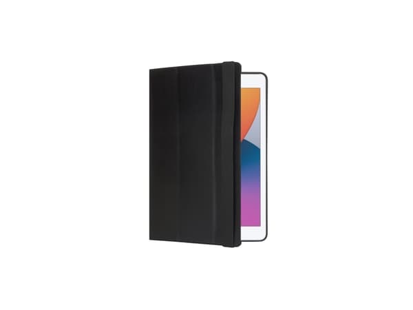 dbramante1928 Oslo - Vikbart fodral för surfplatta - återvunnet veganskt läder - svart - för Apple 10.2-inch iPad (9:e generation)
