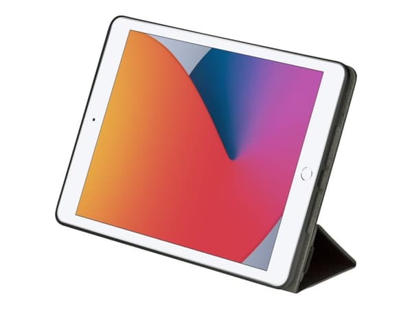 dbramante1928 Oslo - Vikbart fodral för surfplatta - återvunnet veganskt läder - svart - för Apple 10.2-inch iPad (9:e generation)