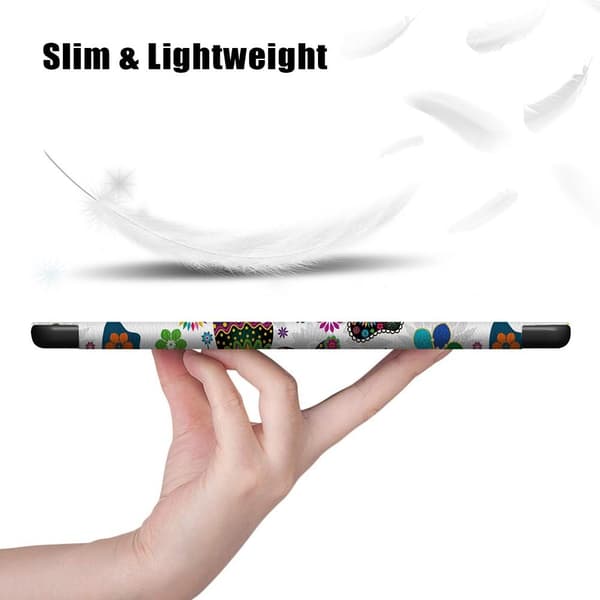 Til iPad Pro 11 2021/2020 Trifoldet stativ-tabletetui - sommerfugl