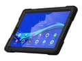 Miniatyrbild 4 av 5: eSTUFF - Baksidesskydd för surfplatta - silikon, polykarbonat - svart - 10.3" - för Lenovo Smart Tab M10 FHD Plus (2nd Gen) with Google Assistant