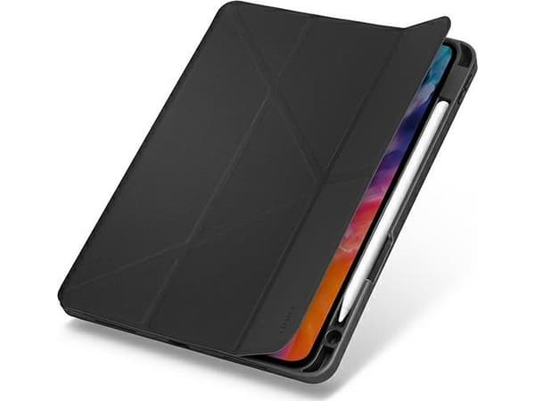 Nettbrettetui til Uniq UNIQ-deksel Transforma Rigor iPad Air 10.9 (2020) Grå / Karbongrå Antimikrobiell