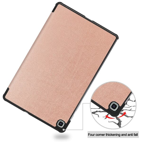 Fodral Tri-fold Samsung Galaxy Tab S6 Lite 10.4 Rose Guld