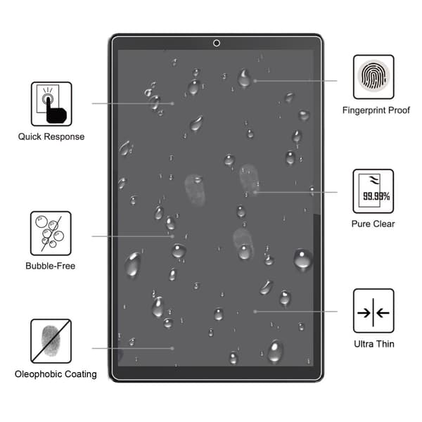 Skärmskydd Lenovo Tab M10 HD (2nd Gen) Härdat Glas 0.3mm